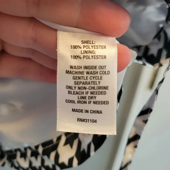 NWT Kim Roger's Rain jackets Gingham Size Small - Picture 6 of 6